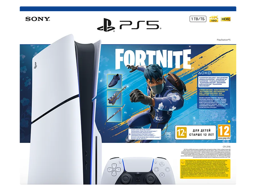 PlayStation 5 Slim E chassisFortnite Flowering Chaos VCHdisk ver.1TB,sa optikom