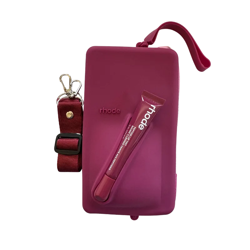 Rhode torbica with lipstick Burgundy