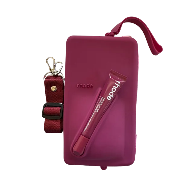 Rhode torbica with lipstick Burgundy