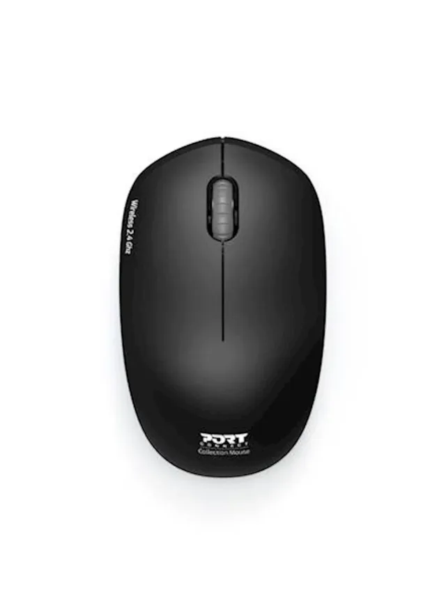 Miš PORT WL USB-A crni