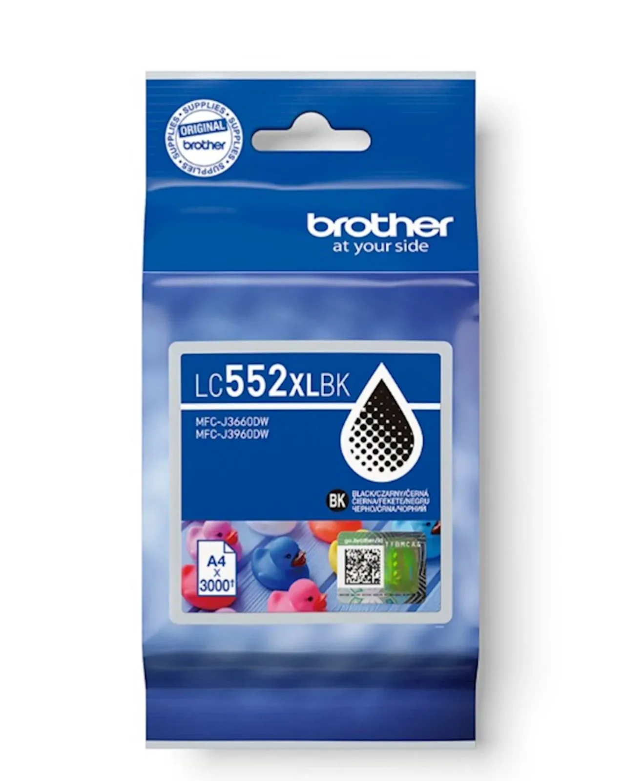 Tinta BROTHER LC552XLBK