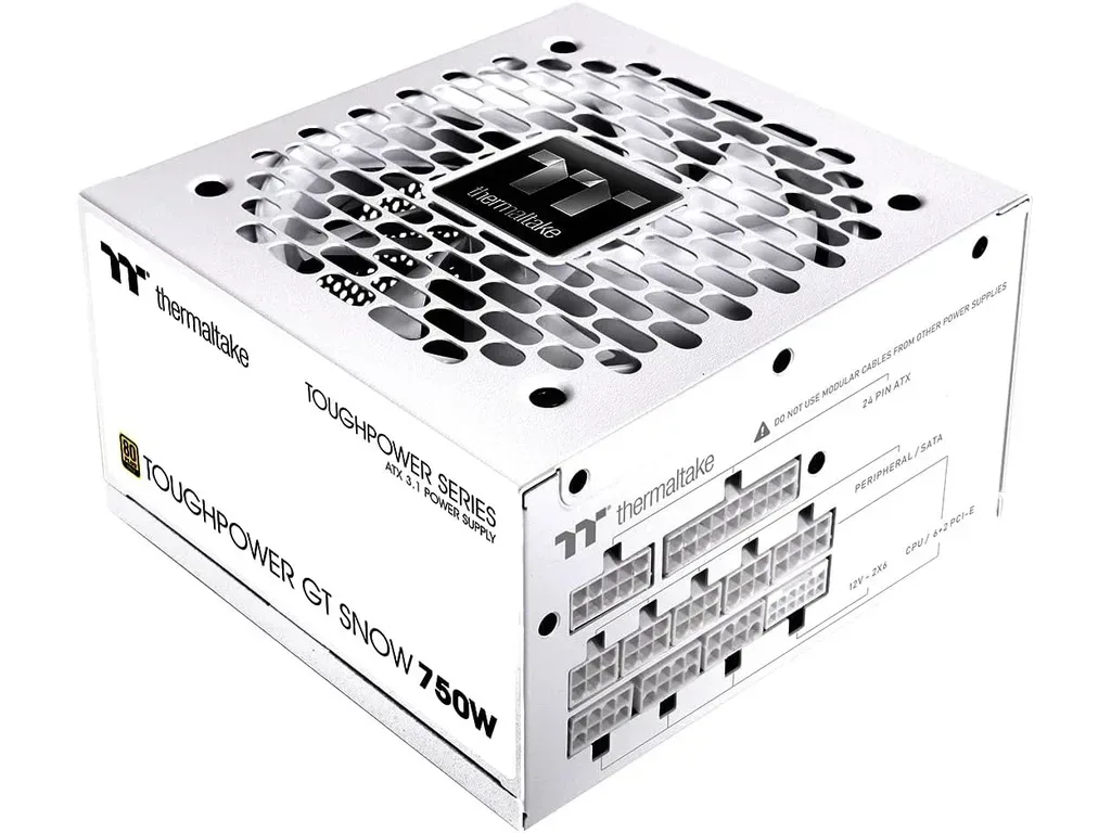 Thermaltake Toughpower GT 750w80+ Gold, full modular,ATX 3.1 native 12V-2x6 connector
