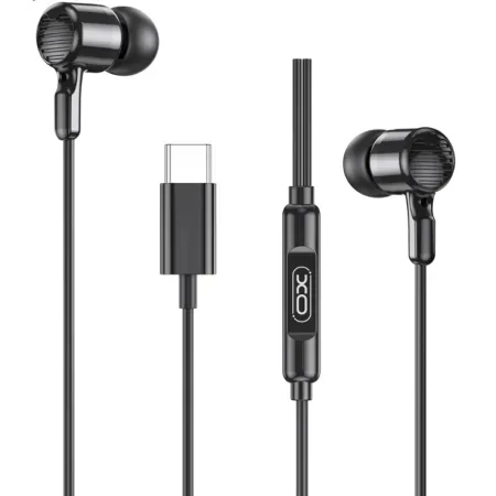 XO In-Ear Slušalice sa mikrofonom Type-C Music EP81 Black