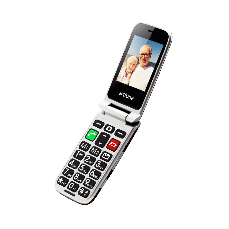 Telefon na tipke Artfone CF241A preklop Black