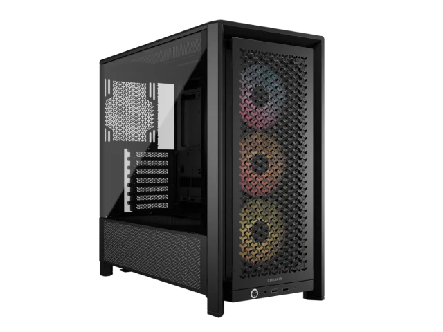 CORSAIR FRAME 4000D RS ARGB3xRS120 ARGB fans, 360mm rad170mm cooler, 430mm GPU, ATX, Black