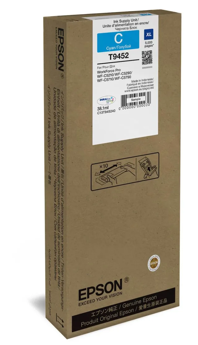Tinta EPSON WF-C5790 XL Cyan 5k