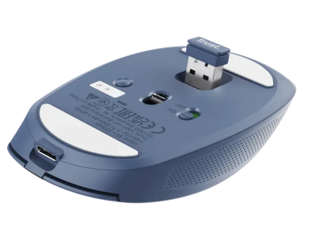 Trust OZAA compact wirelessmiš, 800-3200 dpi, optički,3 načina konekcije, punjiva baterija