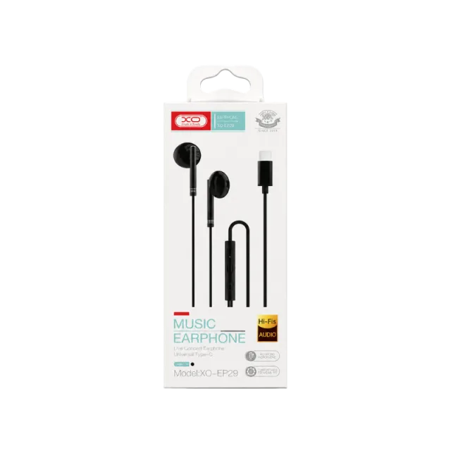 Slusalice XO EP29 Type-C Black