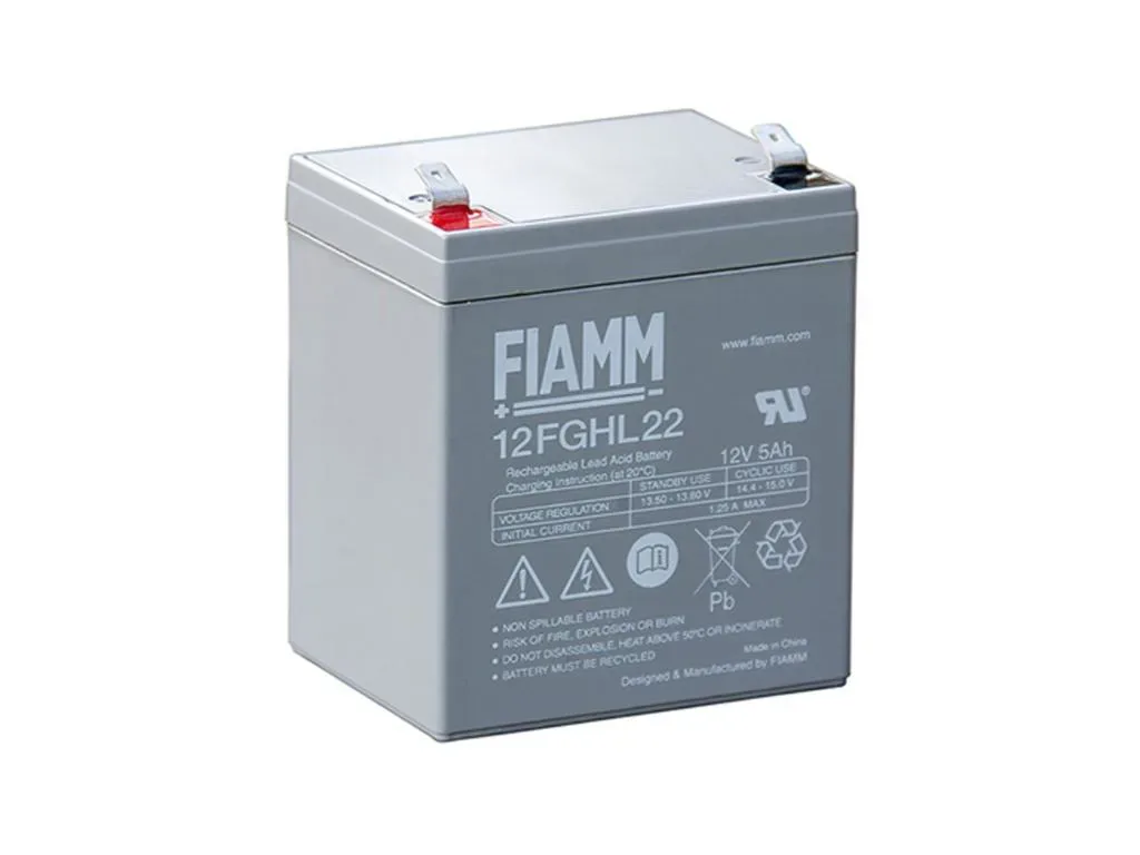 FIAMM baterija 5Ah 12V | 12FGHL22