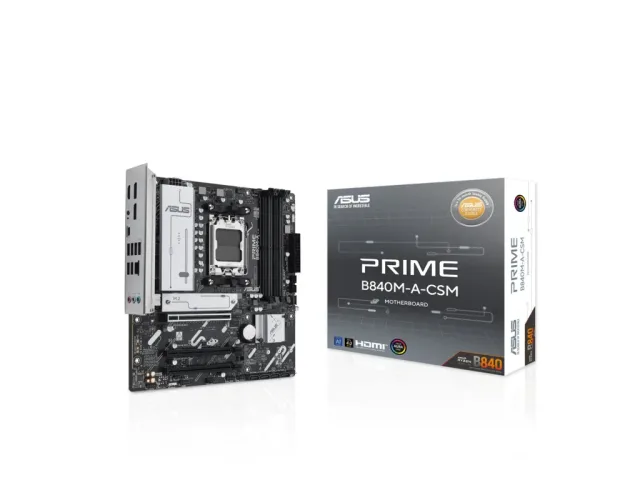 ASUS MB PRIME B840M-A-CSMAM5, 4x DDR5, 3x M.2, 7x USB2x DP, 1x HDMI, mATX