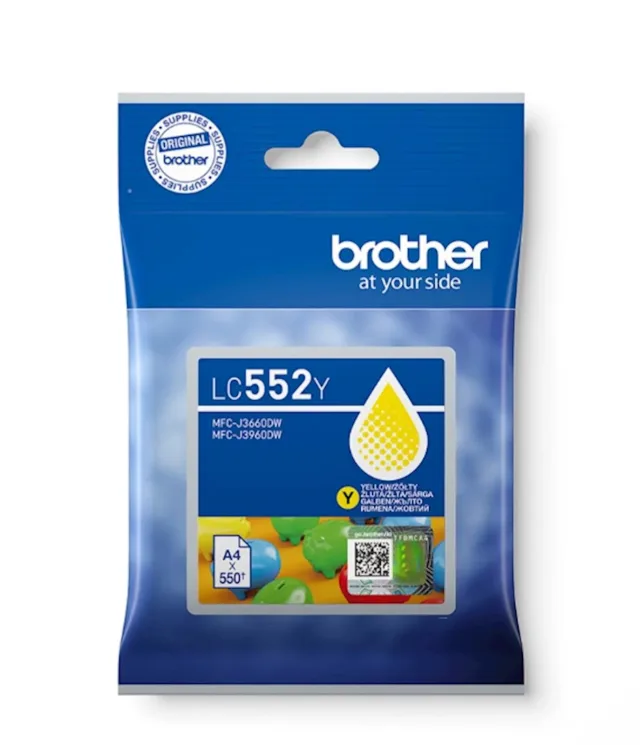 Tinta BROTHER LC552Y