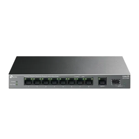 TP-Link TL-LS1210GP 10-Port Gigabit Switch 8-Port PoE+