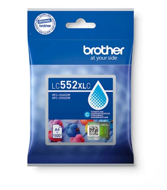 Tinta BROTHER LC552XLC