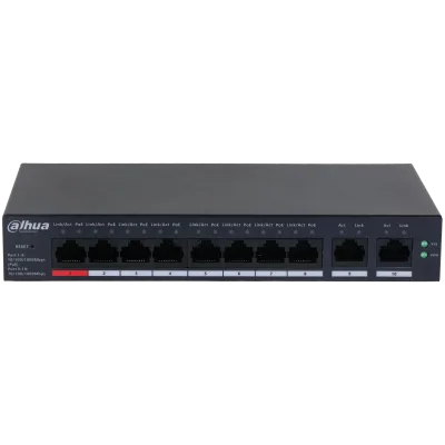 Dahua switch PoE 10-portni (8+2) neuparivi gigabitni CS4010-8GT-110