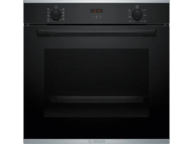 BOSCH pećnica  Serie 4| CRNA A, EcoClean,71L,7 programaTeleskopska vodilica,3D vrući zrak