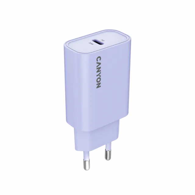 CANYON charger OnCharge 30CL Max Power 30W 1xPD EU Purple
