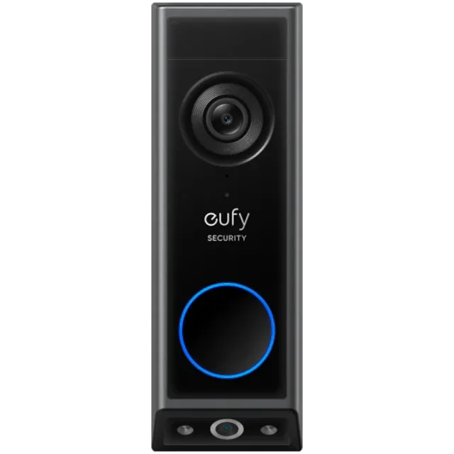 Anker, eufy Video Doorbell E340 With Chime Black, 2 Cameras, 2K, FHD