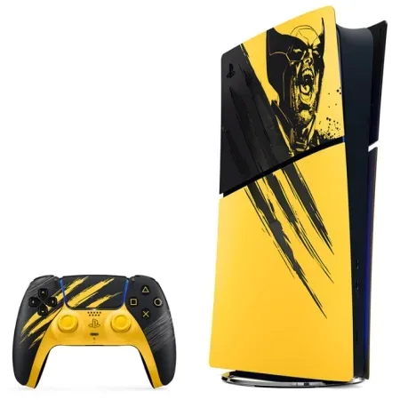 Konzola Playstation 5 Slim Digital Edition Marvels Wolverine Battle Yellow Limited Edition