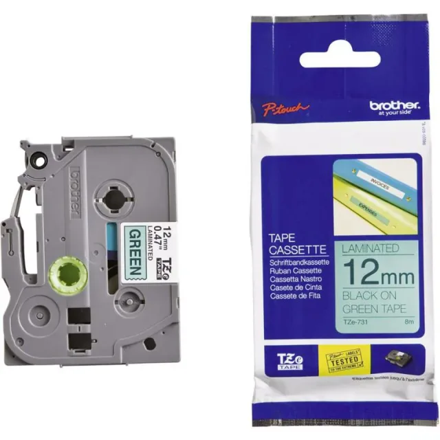 POT PAP BRO TRAKA TZE731 12mm crno na zeleno