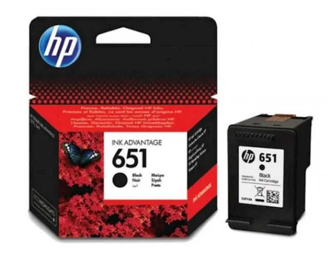 Tinta HP black 651