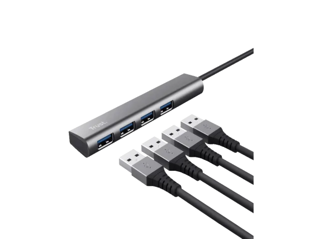 Trust Halyx USB-C to 4-portUSB-A 3.2 Gen1 Hub