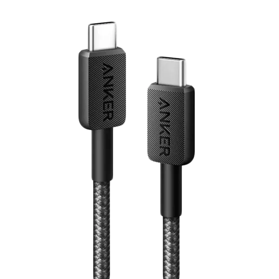 Anker 322 USB-C to USB-C Cable 90 cm Braided Black