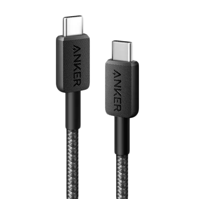 Anker 322 USB-C to USB-C Cable 90 cm Braided Black