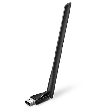 Mercusys MU6H AC650 High Gain Wireless Dual Band USB Adapter, 433Mbps at 5GHz + 200Mbps at 2.4GHz, USB 2.0, 1 x 5dBi High Gain Adjustable, Multi-Directional Antenna, WPA/WPA2, 802.1X