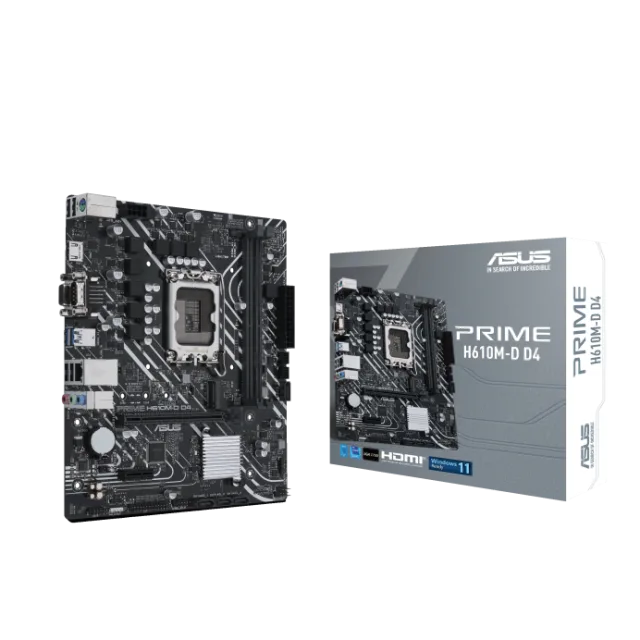 ASUS MB PRIME H610M-D D4Intel H610;LGA17002xDDR4;VGA,HDMI,mATX
