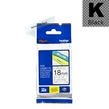 POT PAP BRO TRAKA TZE141 18mm Crno na prozirno