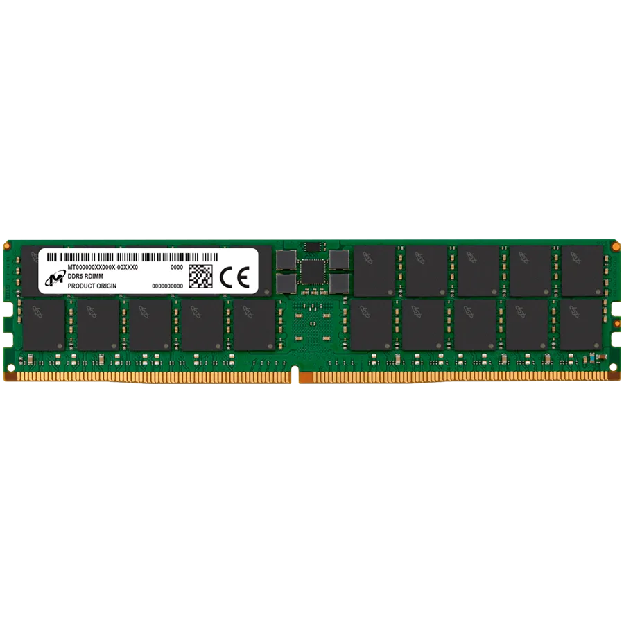 Micron DDR5 RDIMM 32GB 2Rx8 5600 CL46 (16Gbit) (Single Pack)