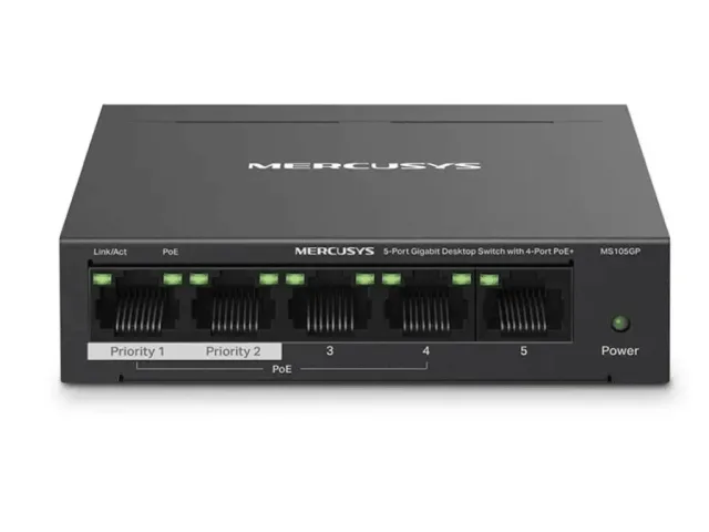 Mercusys MS105GP Switch,