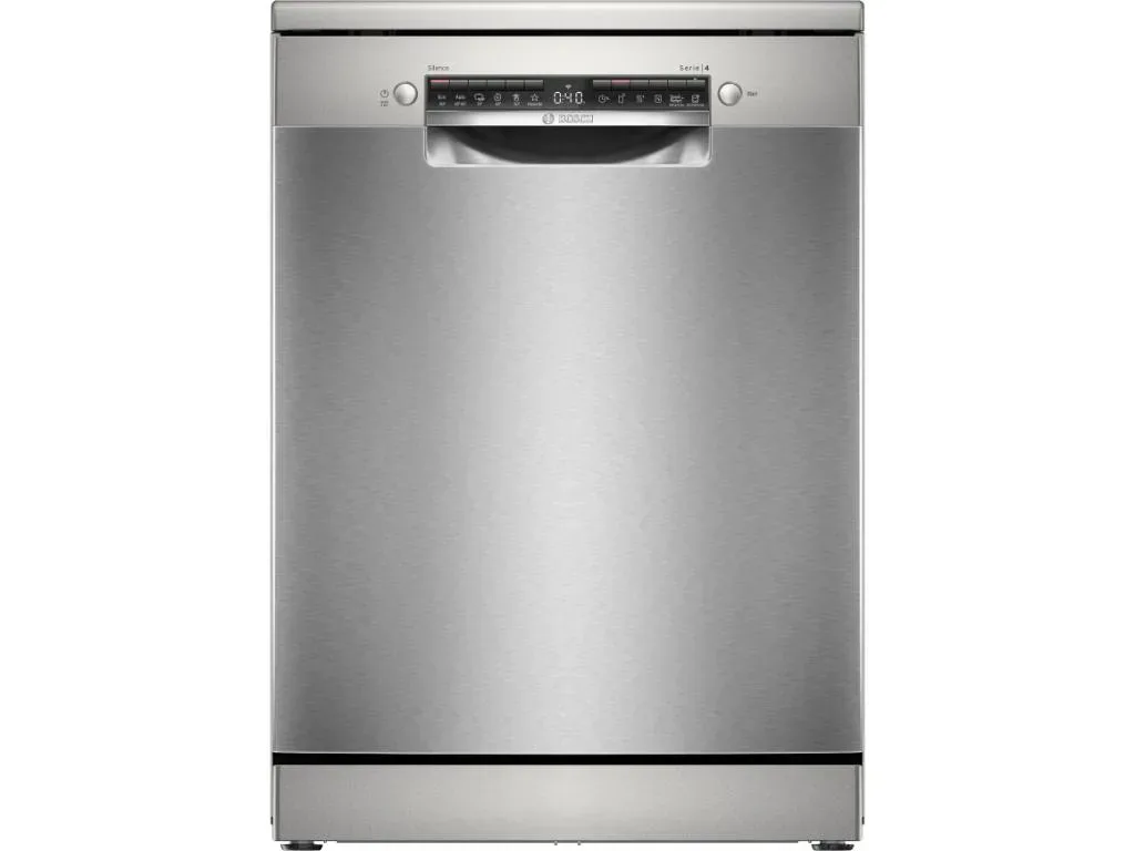 BOSCH perilica posuđa Serie 4|Brušeni Čelik ,C, 14 setova,9L,46dB, Escajg ladica, Old: SMS4HVI00E