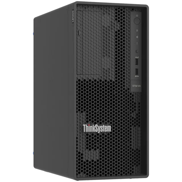Lenovo ThinkSystem ST50 V3,Intel Xeon 6315P (4C 2.8GHz 55W),1x16GB TruDDR5 5600MHz (1Rx8) ECC UDIMM,2x480GB 3.5  RI SATA 6Gb NHS SSD,SW RAID,1x500W Platinum,3yr warranty