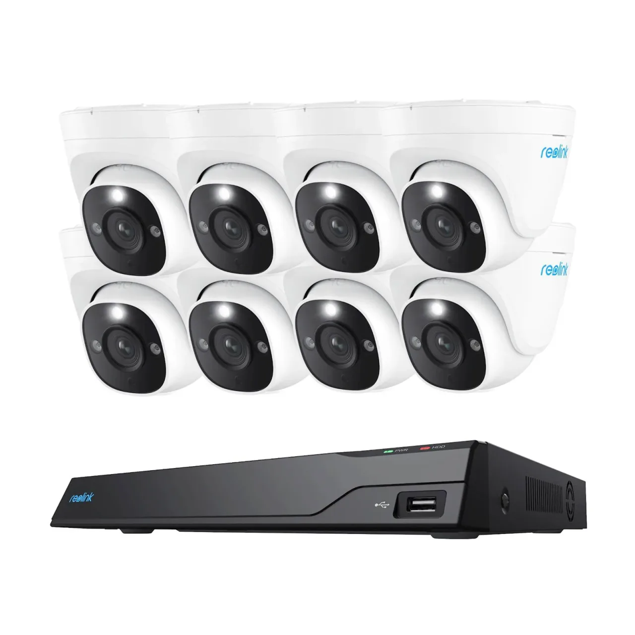 Reolink NVR snimač NVS16-8MD8 4K, 8MP, 16 kanalni NVR, 4TB HDD, 8x Kamera POE