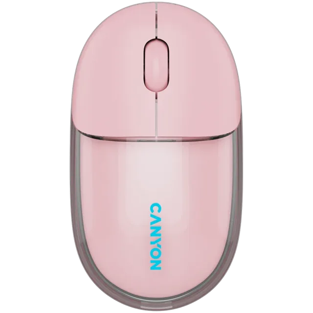 CANYON mouse OnClick 24 BT/ Wireless Transparent/Pink