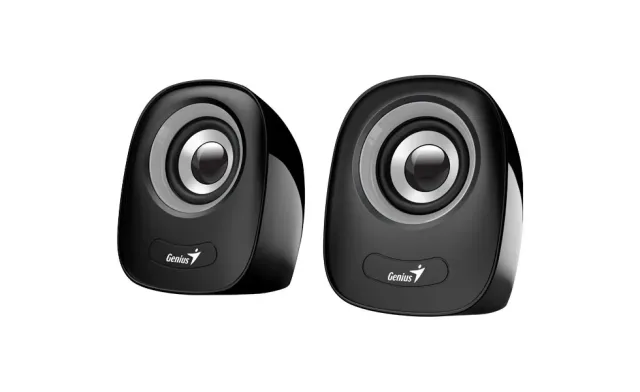 Genius zvučnici SP-Q160 sivi 2.0, 6 W, 3.5 mm jack, USB power