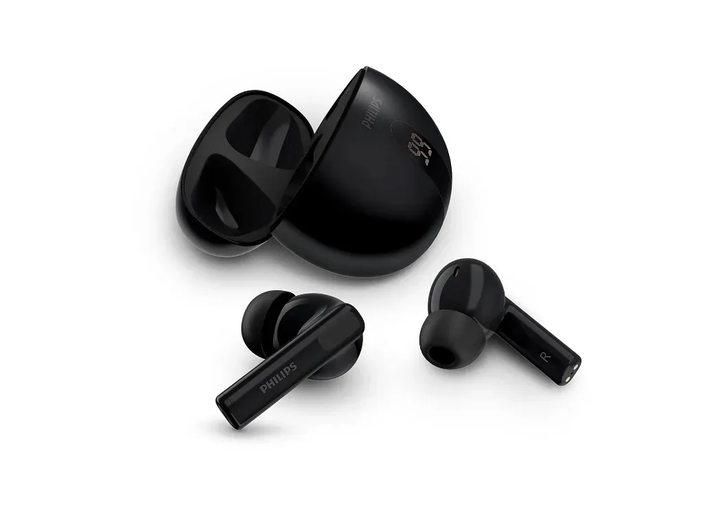 Philips TAT2520BK/00 bežičnBlokiranje buke; 2 AI mikrofonDo 20 sati reprodukcije; zastita IPX4