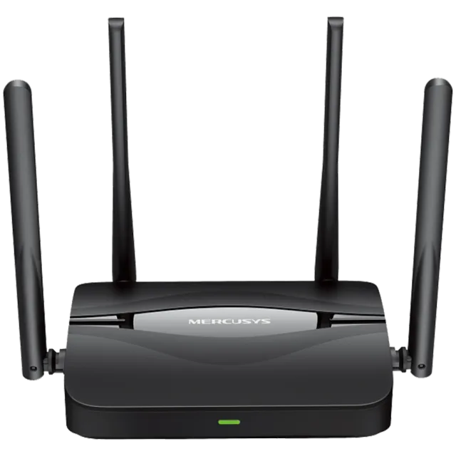 Mercusys MR25BE BE3600 Dual Band Wi-Fi 7 Router, 688 Mbps at 2.4 GHz + 2880 Mbps at 5 GHz,  4x Ext. Antennas,  3x G LAN Ports, 1x G WAN Port, MLO, 4096-QAM, OFDMA, HE160, MERCUSYS App, Router/Access P