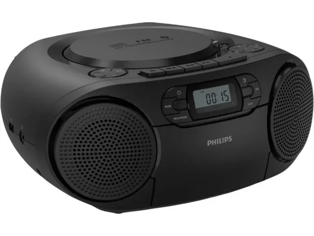 Philips TAZ2200 CD SoundmachinCD; CD-R; CD-RW; FM Antena;BT; USB; KASETEFON; (RMS) 3WX2; crna