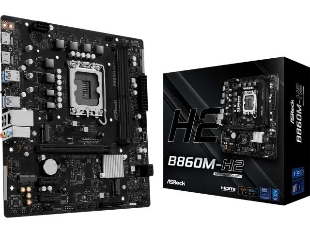 ASROCK MB B860M-H22xDDR5, 2xM.2, 4xSATA, 13xUSB2xHDMI, RAID, Micro ATX