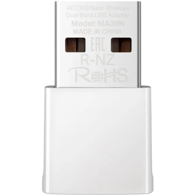 Mercusys MA30N AC1300Wireless Nano Dual Band, USB Adapter