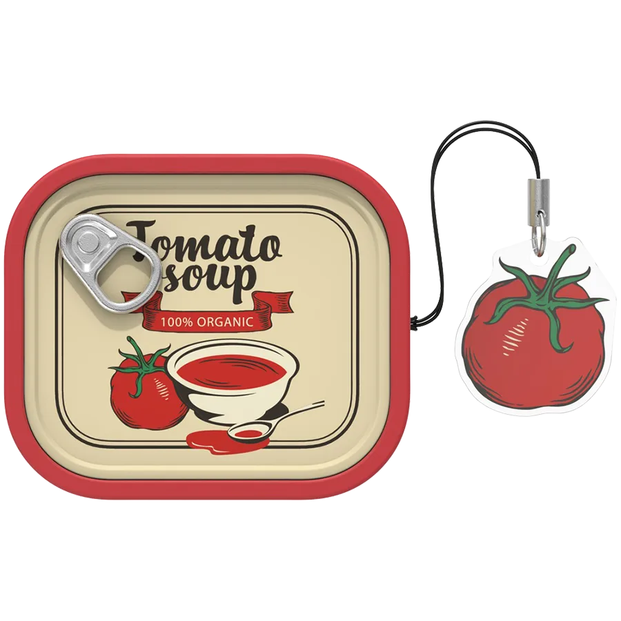 Samsung Galaxy Buds4 / Buds4 Pro Food Can Case Red