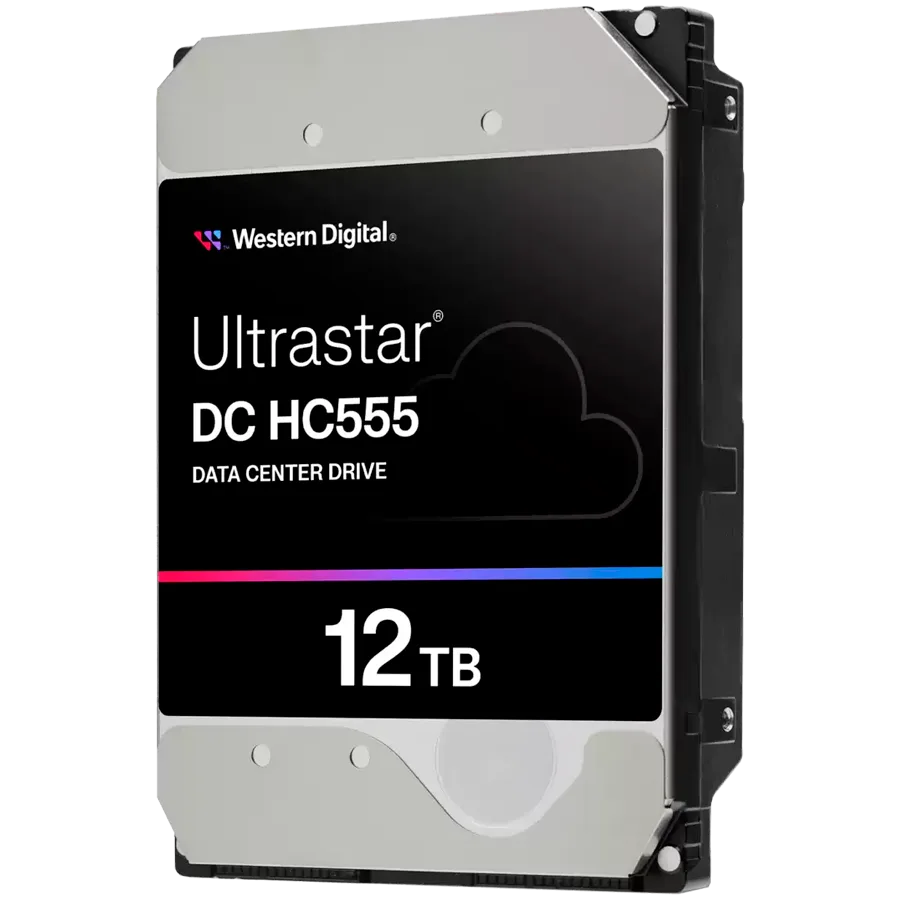 HDD Server WD Ultrastar DC HC555 12TB 512e SE, 3.5", 512MB, 7200 RPM, SATA, NP3, SKU: 0B48720