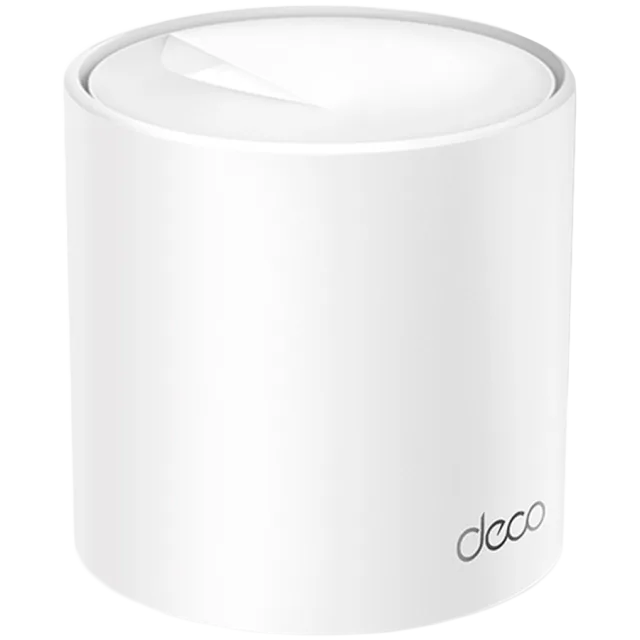 TP-Link Deco X10 (1-pack) AX1500 Whole Home Mesh Wi-Fi 6 System, 300 Mbps at 2.4 GHz + 1201 Mbps at 5 GHz,Internal Antennas, 2× Gigabit Ports (WAN/LAN auto-sensing),Deco App, Router/AP Mode, IPv6, IPT