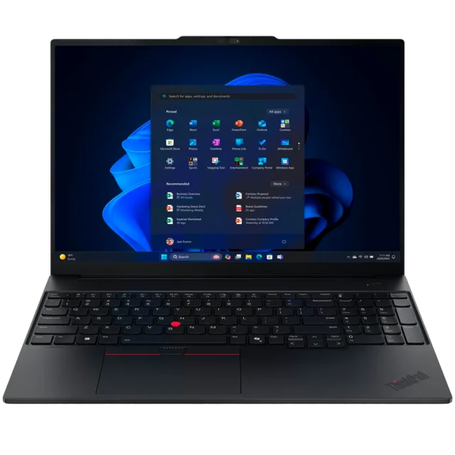 LENOVO ThinkPad E16 GEN 3 16" FHD IPS, Intel Core Ultra 5 225U, 16GB DDR5, 512GB SSD, 2x USB-A, 1x USB-C THB, HDMI, RJ-45, WiFi 6, BT5.2, BH BL Kyb, 48Wh, Win 11 Pro, Eclipse Black, 5Yr
