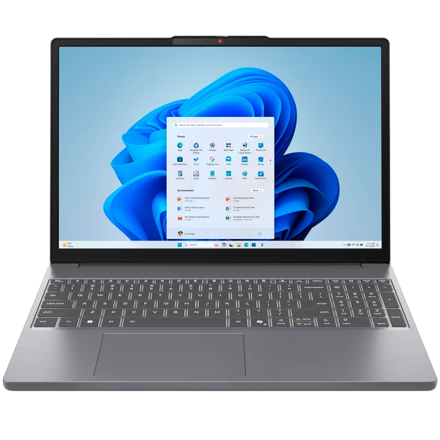 Lenovo IdeaPad Slim 3 15IRH10, 15.3" (1920x1200) AG 300nits, Intel Core i7-13620H (up to 4.9GHz), 24GB DDR5 4800MHz, 1TB SSD NVMe, 2x USB 3.2, 1x USB Type-C, HDMI, Luna Grey, 60Wh, No Os, 2Yr