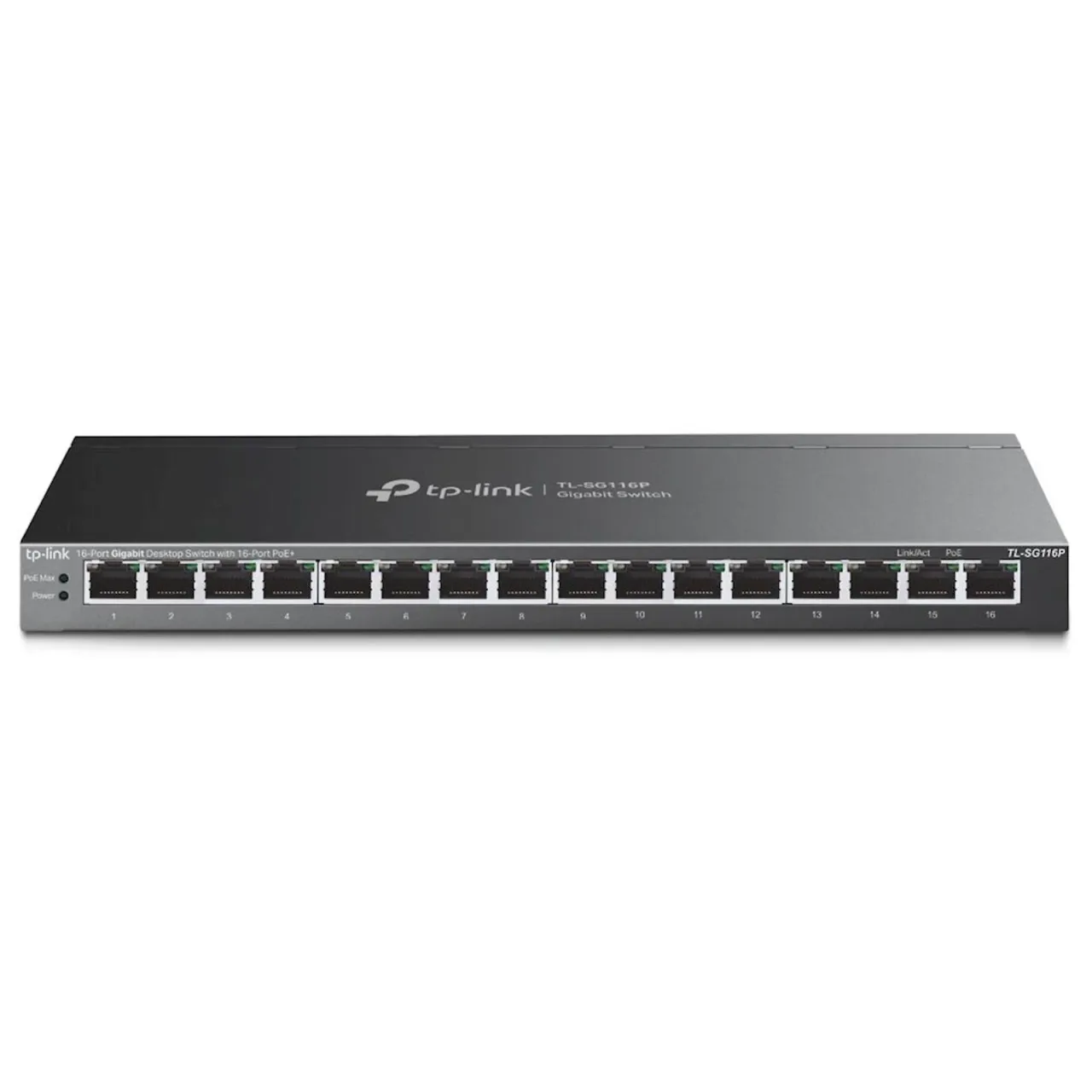 Switch TP-Link Omada 16-Port Gigabit Desk/Rack TL-SG116P 16-Port PoE+