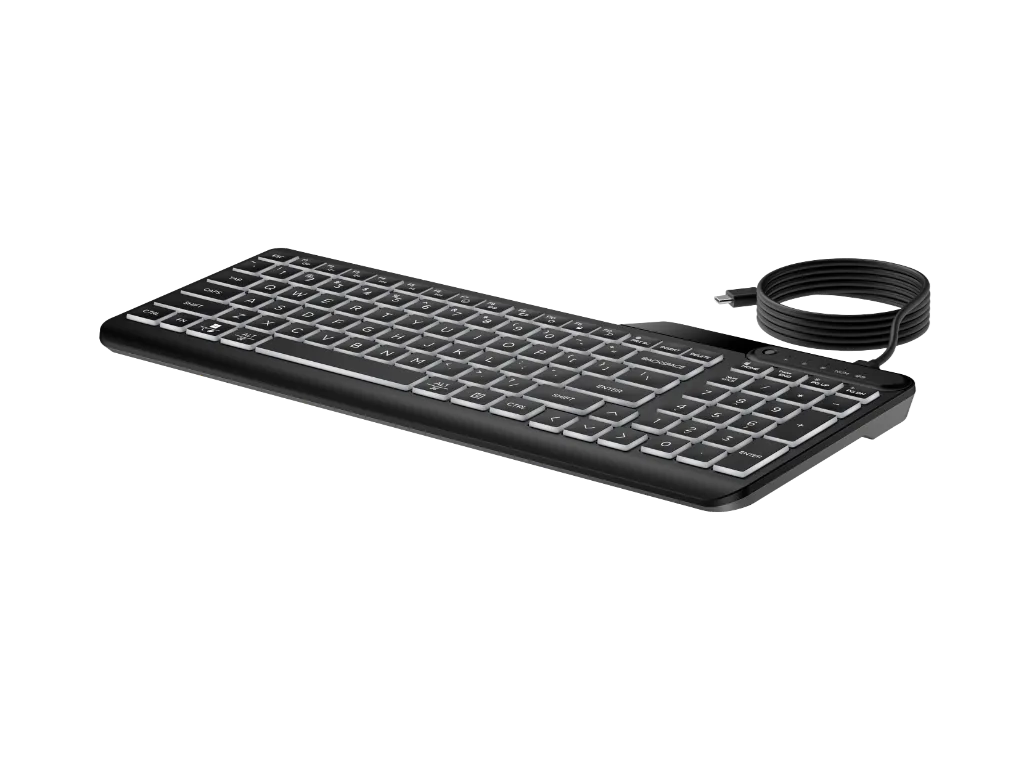 HP 400 Backlit Wired KeyboardHP 400 Backlit Wired KeyboardHP 400 Backlit Wired Keyboard