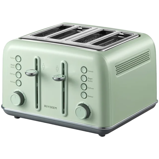 BUYDEEM 4 Slice Toaster, model DT640E, color Cozy Greenish, EU